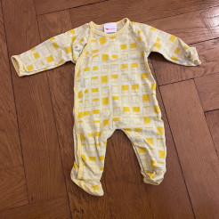 Maggot 1 month yellow pyjamas