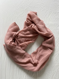 Pale pink stole