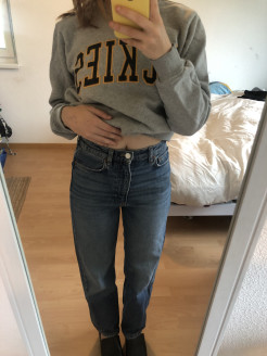 Zara high-waisted jeans