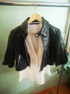Leather jacket from MAJE