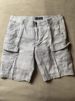 Grey cargo shorts
