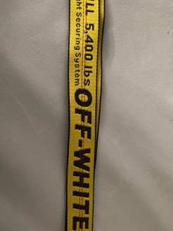 Ceinture Off-White jaune 