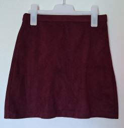 Burgundy skirt