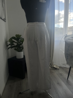 Classic white trousers