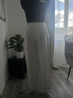 Pantalon blanc classique 