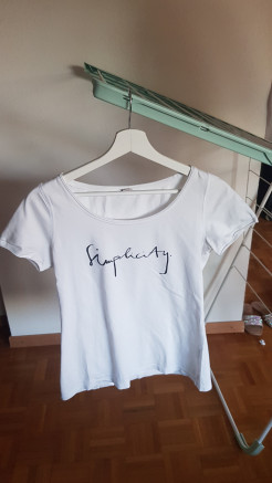 T-shirt blanc simplicity