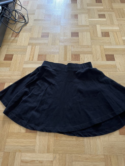Black cotton skirt