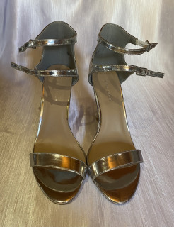Silver sandals 39
