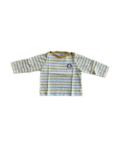 PETIT BATEAU | Langarmshirt Cathel | Gelb | Größe 12 Monate