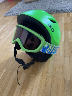 Kinder-Ski-Helm mit Maske