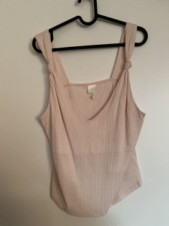 Top rose clair H&M (L)