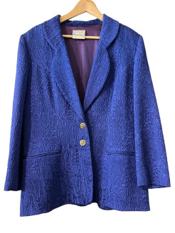 Blaue Vintage-Jacke