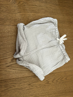Cotton gauze shorts