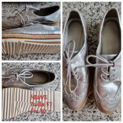 Shoes size 37, leather upper and lining
