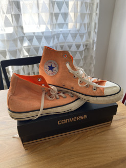 Converse Chuck Taylor montantes orange