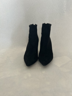 Bottines noires bout pointu