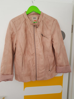 Veste rose en simili