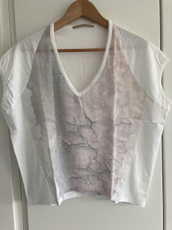 silk and cotton blouse