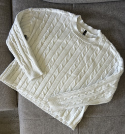 Leichter weißer Pullover ☁️