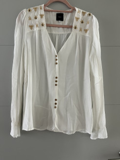 Thin embroidered blouse