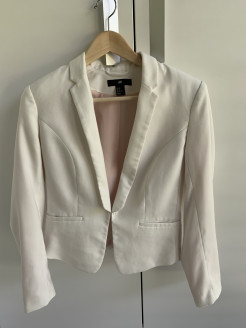 New white H&M jacket