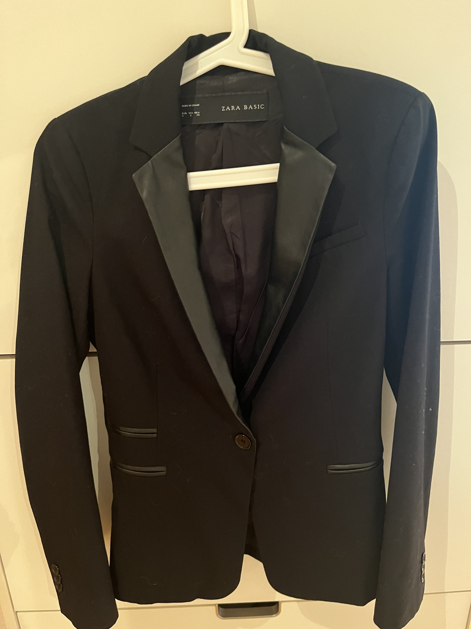 Black suit jacket