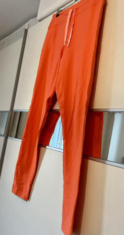 Neon orange leggings 