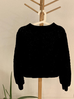 Black winter jumper