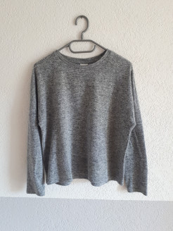 Pull gris chiné