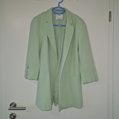 Blazer Bershka vert pastel