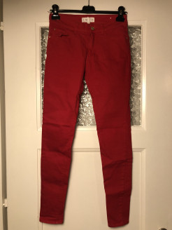 Red jeans