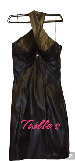 Semi-leather dress
