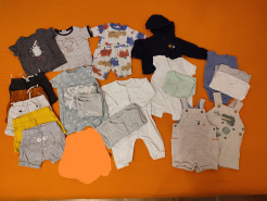 LOT of baby summer clothes size 74