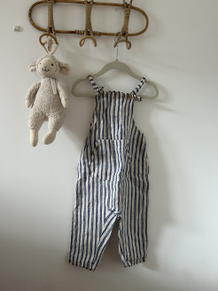 Linen-style overalls