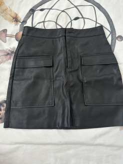 Leather skirt