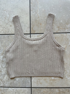 Crop top beige H&M - M