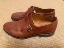 Italian shoes in camel leather Derbies brand "Farlow