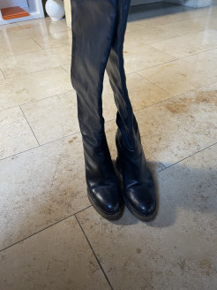 CELINE - high thigh boots/bottes cuissardes T36, comfortable wedges, very good condition (see pictures)