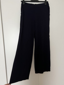 Blaue Viskose-Hose