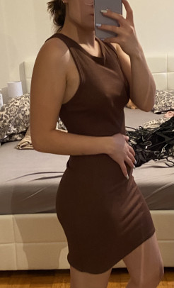 Comfortable brown dress