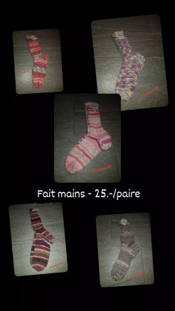 Hand-made socks
