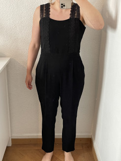 Gorgeous black open-back jumpsuit