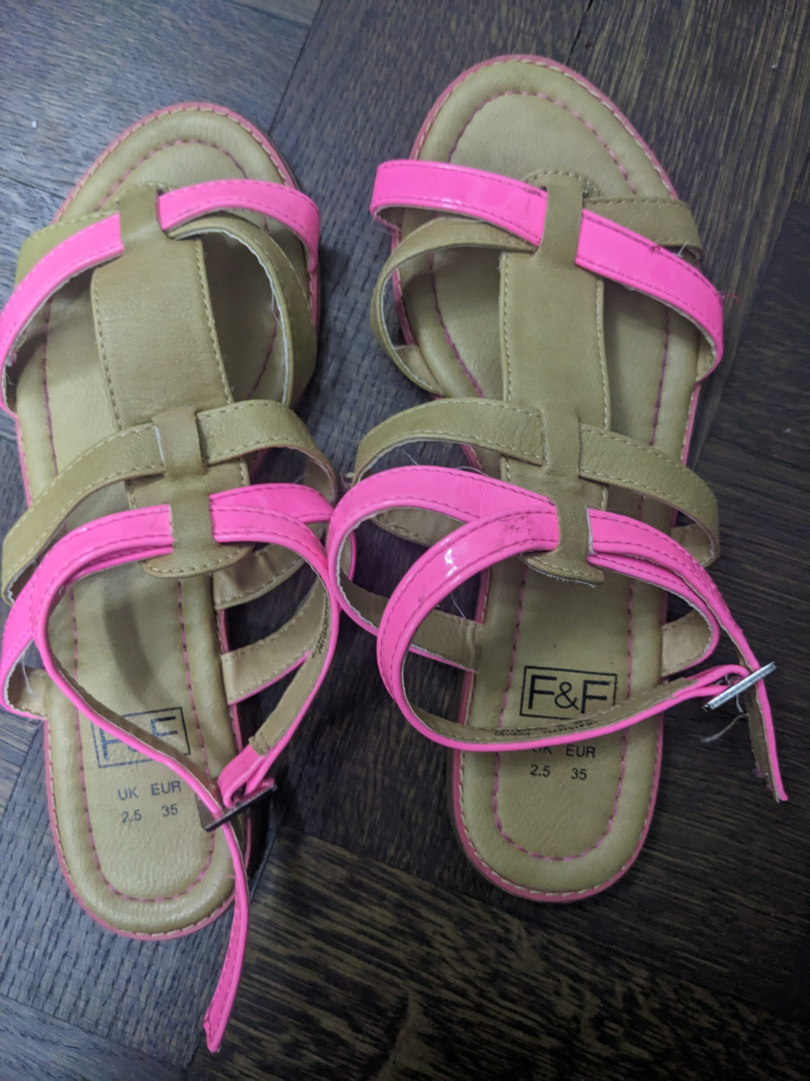 F&f girls sandals hot sale