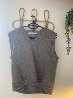 Grey top Zara