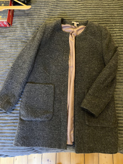 Grey mid-length coat Cyrillus