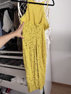 Zara XS yellow dress