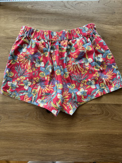 Mini-Shorts mit Blumenmuster