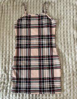 Checked dress