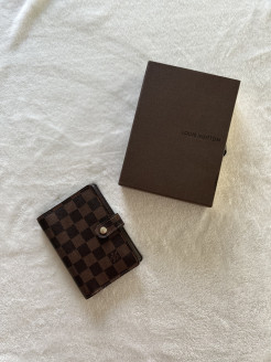 Louis Vuitton ebony checkerboard diary cover