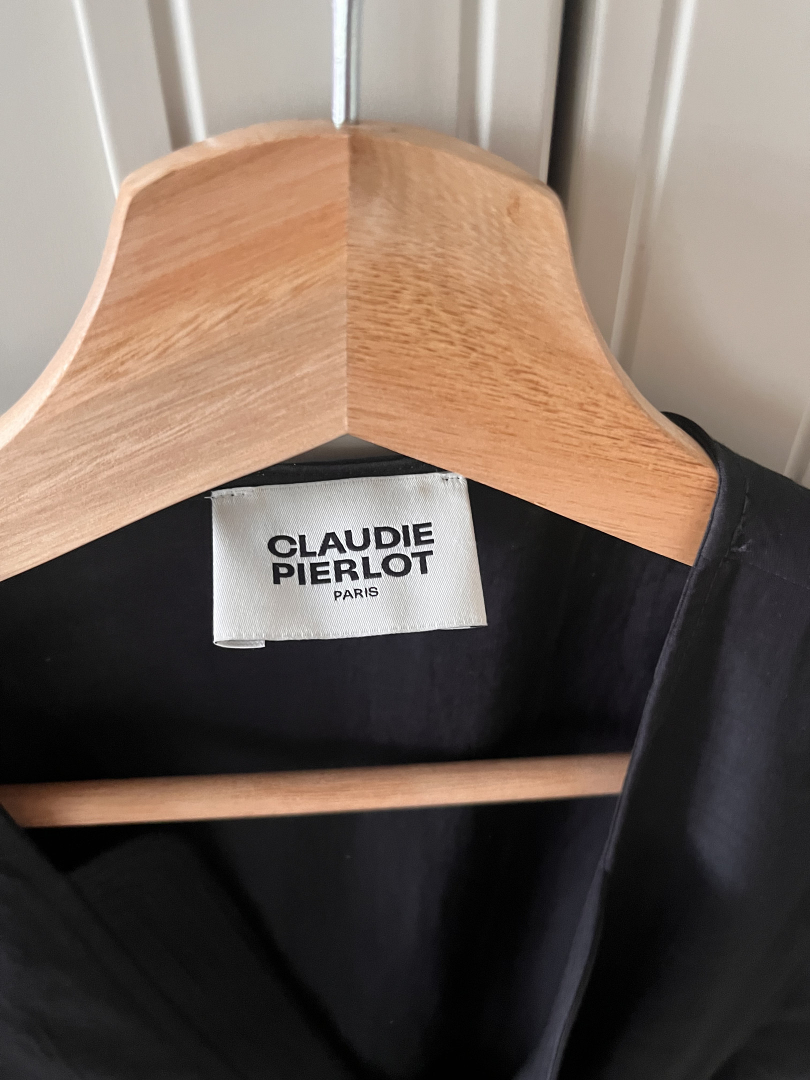 CLAUDIE PIERLOT RAYMONDE casual dress size 36 black Clozen